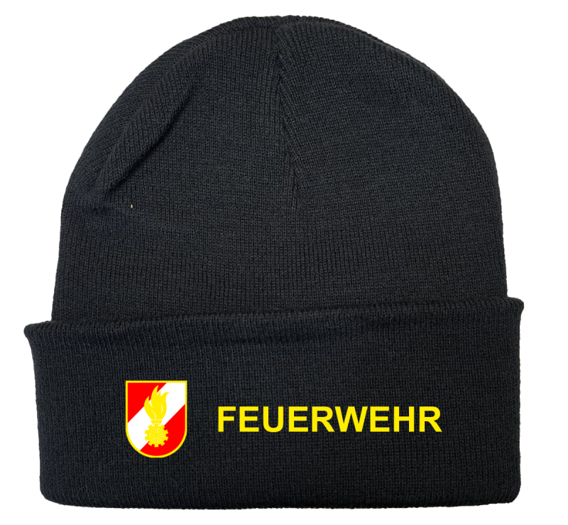 Preview: Haube Feuerwehr gestickt mit KA2